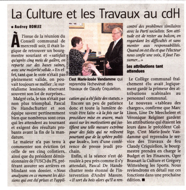 article dh nouvelle majorité mars 2015_NEW